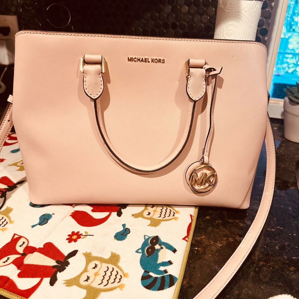 Michael Kors Soft Pink Satchel - image 1